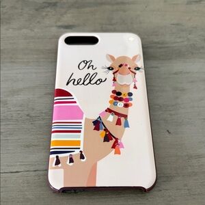 Kate Spade Live Colorfully Camel iPhone 8 plus Case